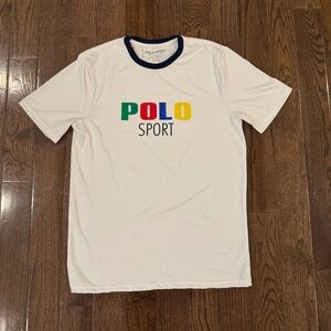 Polo by Ralph Lauren White Athletic T-Shirt
